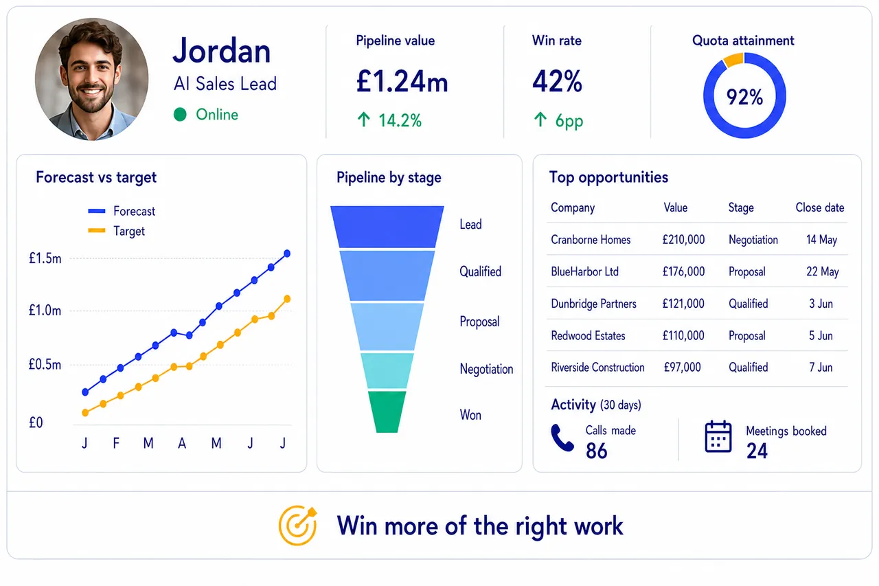 Jordan, AI Sales Lead